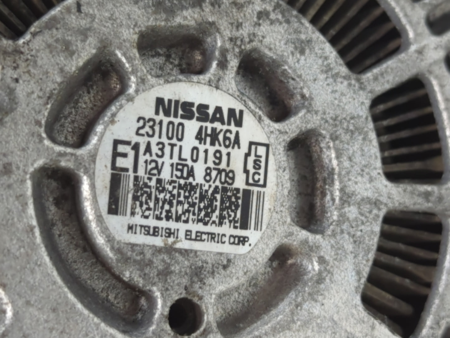 2016-2020 Infiniti Q50 Alternator Replacement Generator Charging Assembly Engine OEM P/N:23100 4HK6A Fits OEM Used Auto Part