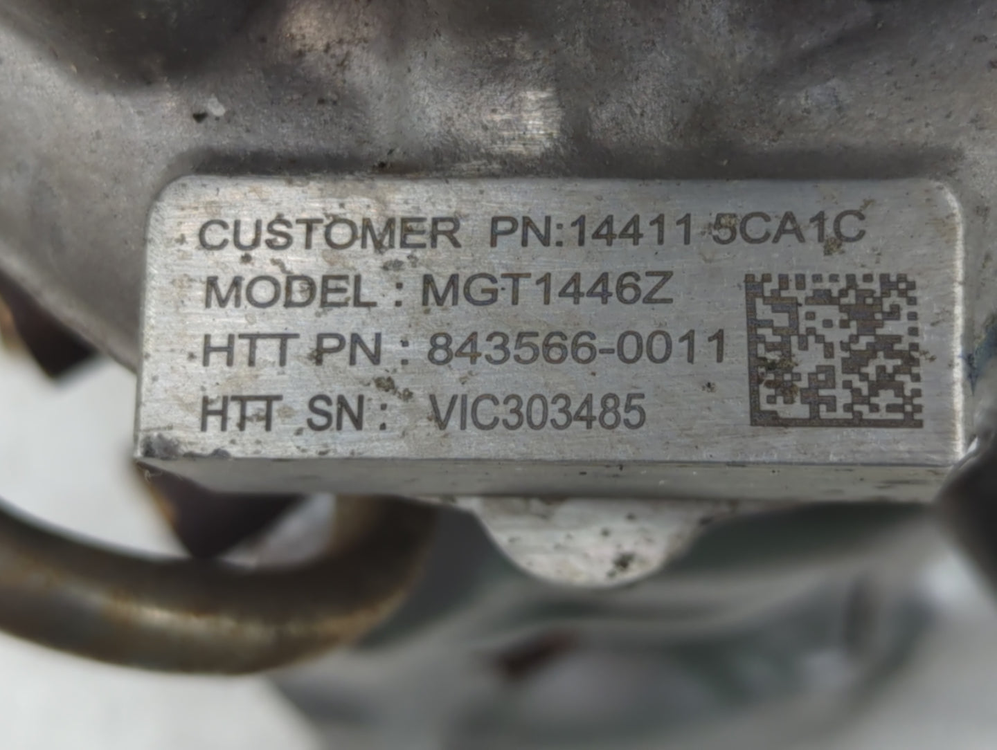 2016 Infiniti Q50 Turbocharger Turbo Charger Super Charger Supercharger - Oemusedautoparts1.com