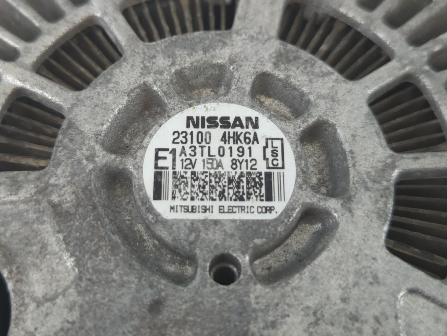 2016-2020 Infiniti Q50 Alternator Replacement Generator Charging Assembly Engine OEM P/N:23100 4HK6A Fits OEM Used Auto Part