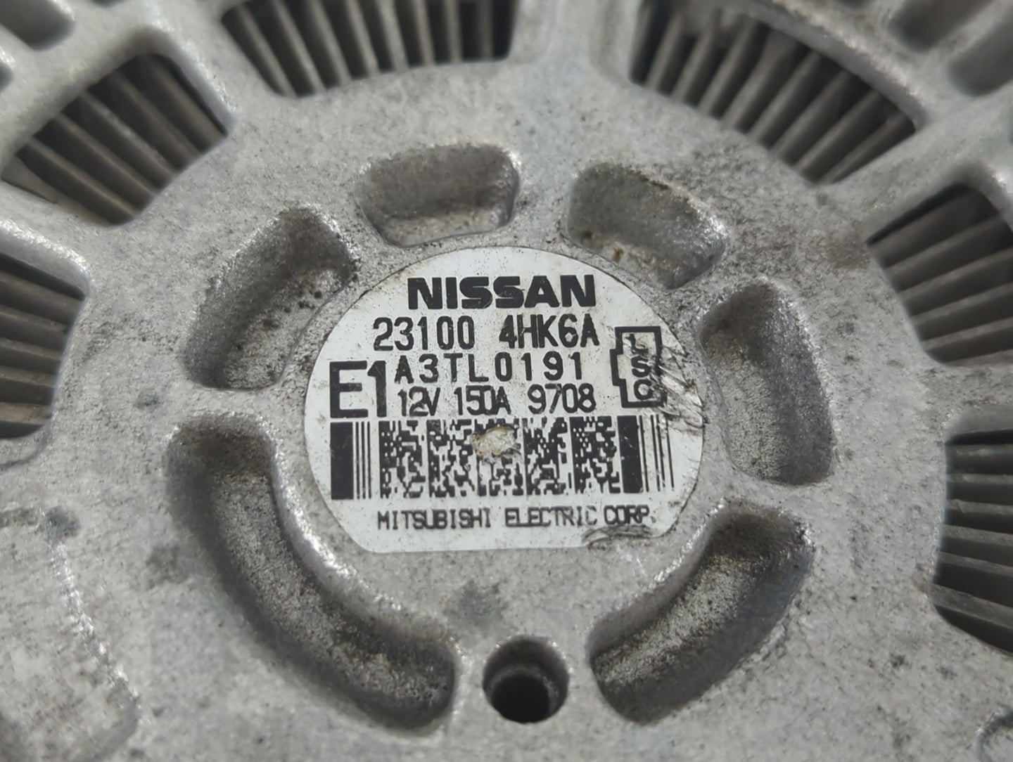 2016-2020 Infiniti Q50 Alternator Replacement Generator Charging Assembly Engine OEM P/N:23100 4HK6A Fits OEM Used Auto Part