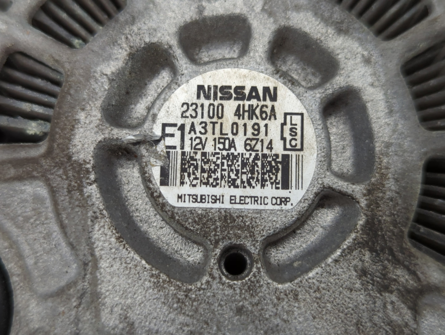 2016-2020 Infiniti Q50 Alternator Replacement Generator Charging Assembly Engine OEM P/N:23100 4HK6A Fits OEM Used Auto Part