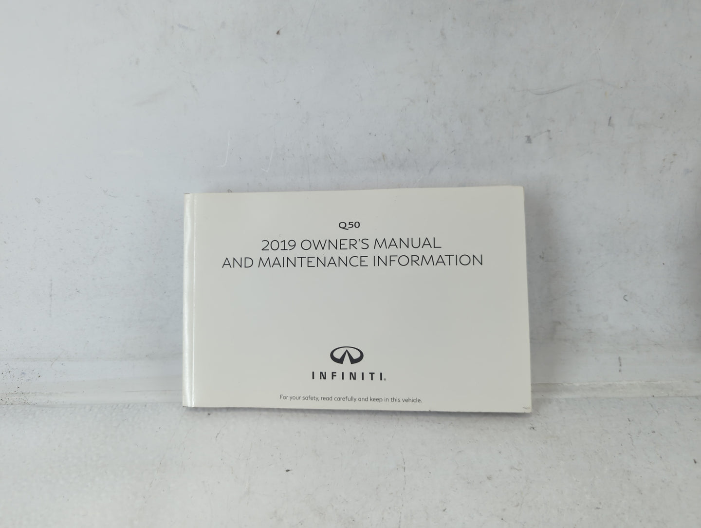 2019 Infiniti Q50 Owners Manual Book Guide P/N:OM19E0 0V37U0 OEM Used Auto Parts - Oemusedautoparts1.com