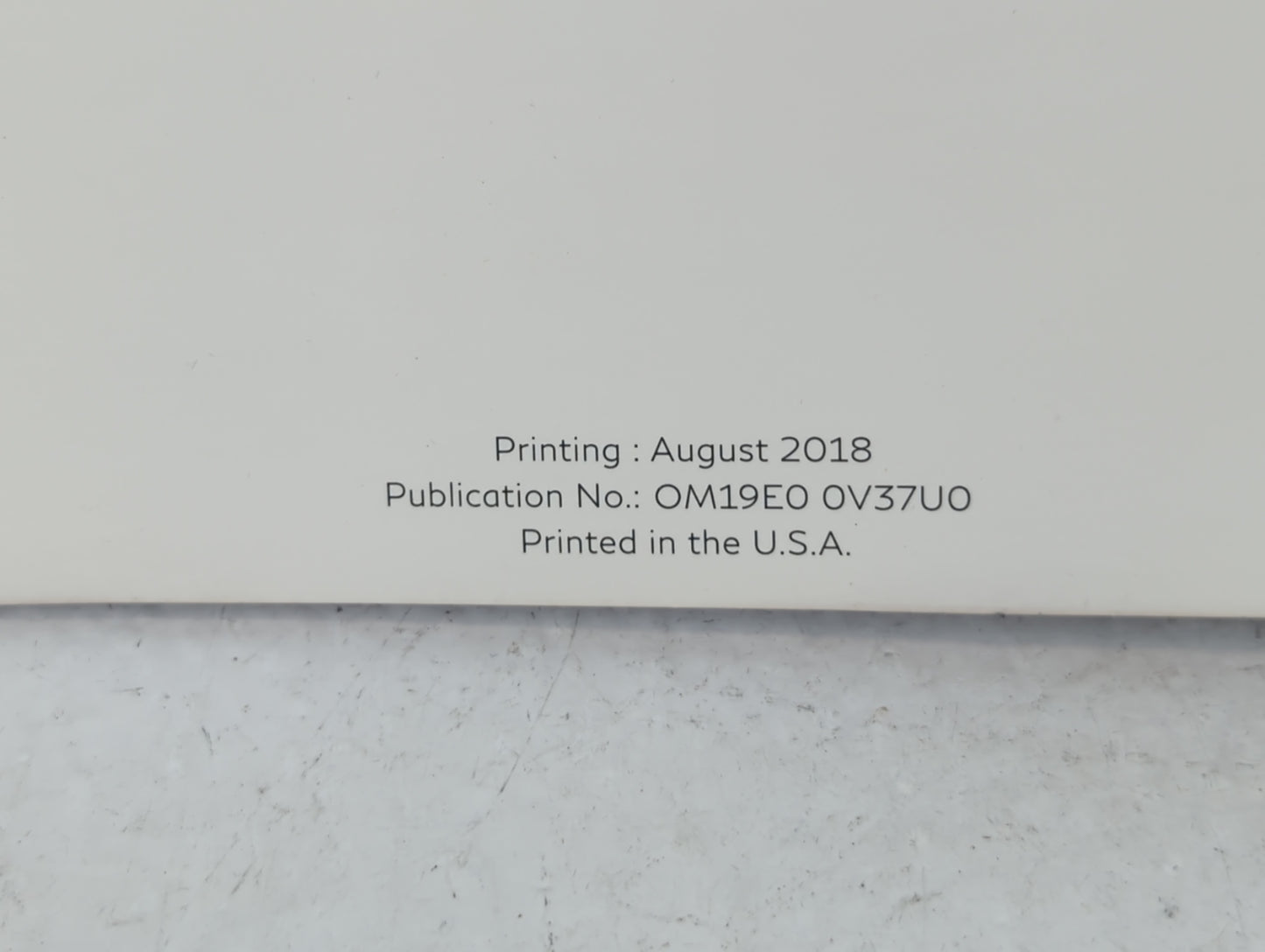 2019 Infiniti Q50 Owners Manual Book Guide P/N:OM19E0 0V37U0 OEM Used Auto Parts - Oemusedautoparts1.com