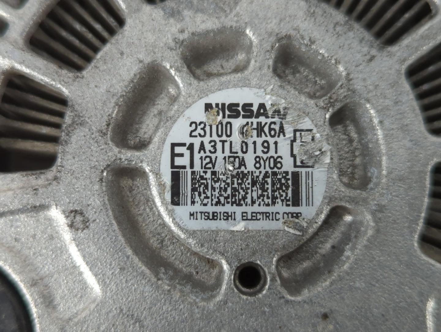 2016-2020 Infiniti Q50 Alternator Replacement Generator Charging Assembly Engine OEM P/N:23100 4HK6A Fits OEM Used Auto Part