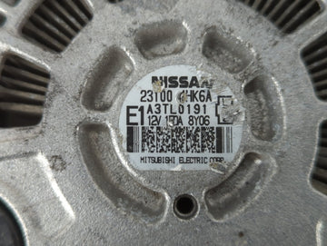 2016-2020 Infiniti Q50 Alternator Replacement Generator Charging Assembly Engine OEM P/N:23100 4HK6A Fits OEM Used Auto Parts