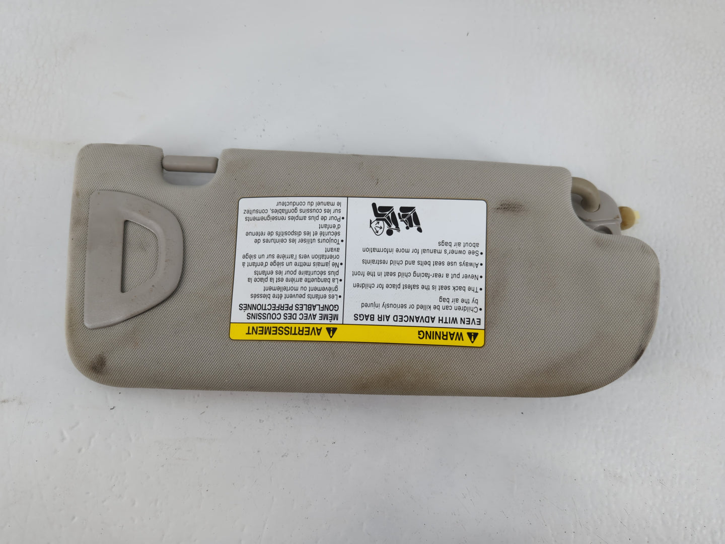 2014-2020 Infiniti Q50 Sun Visor Shade Replacement Driver Left Mirror Fits Fits 2014 2015 2016 2017 2018 2019 2020 OEM Used 