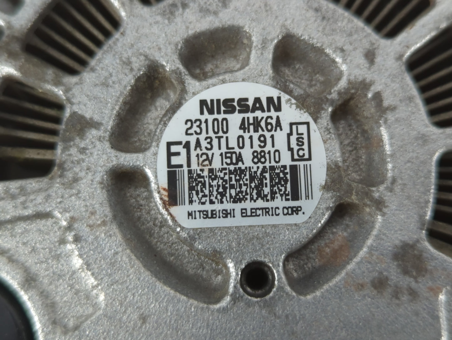 2016-2020 Infiniti Q50 Alternator Replacement Generator Charging Assembly Engine OEM P/N:23100 4HK6A Fits OEM Used Auto Part