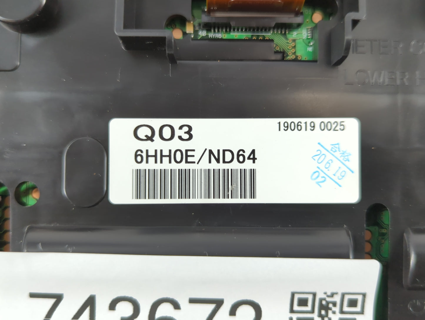 2018-2019 Infiniti Q50 Instrument Cluster Speedometer Gauges P/N:190619 0025 6HH0E Miles: Fits Fits 2018 2019 OEM Used Auto 