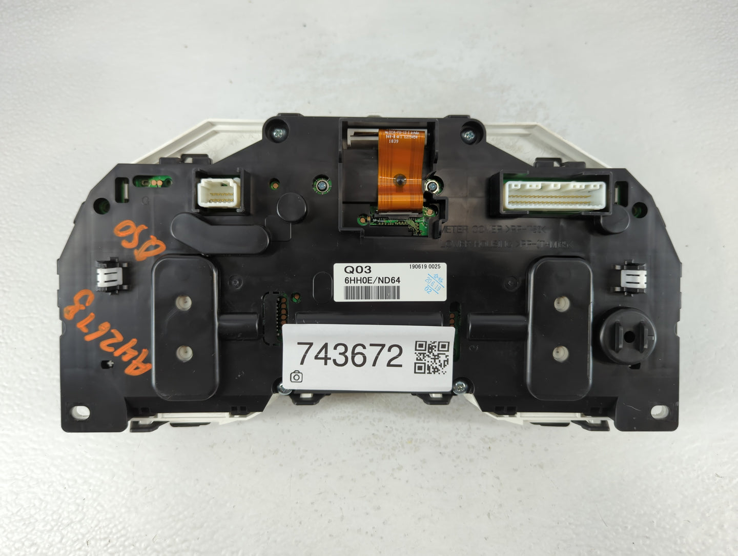 2018-2019 Infiniti Q50 Instrument Cluster Speedometer Gauges P/N:190619 0025 6HH0E Miles: Fits Fits 2018 2019 OEM Used Auto 