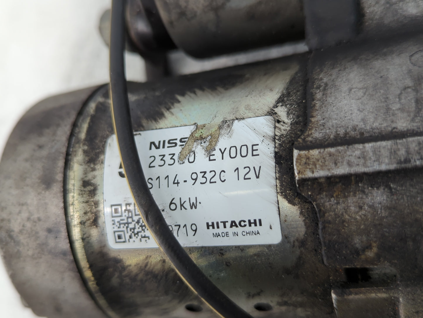 2016-2019 Infiniti Q50 Car Starter Motor Solenoid OEM P/N:S114-932C 23300 EY00E Fits Fits 2016 2017 2018 2019 OEM Used Auto 