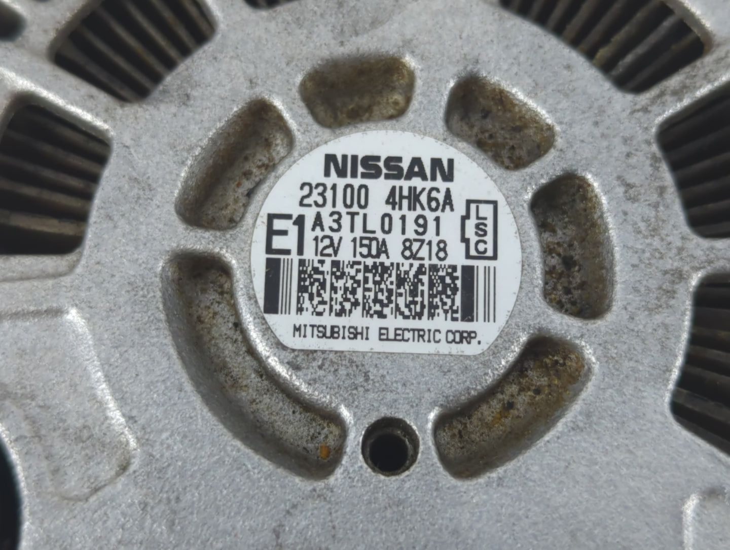 2016-2020 Infiniti Q50 Alternator Replacement Generator Charging Assembly Engine OEM P/N:23100 4HK6A Fits OEM Used Auto Part