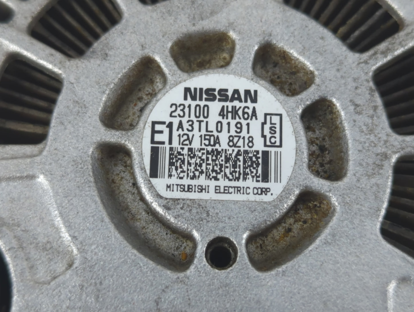 2016-2020 Infiniti Q50 Alternator Replacement Generator Charging Assembly Engine OEM P/N:23100 4HK6A Fits OEM Used Auto Part