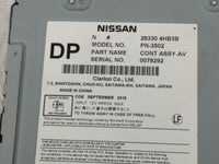 2019 Infiniti Q50 Radio AM FM Cd Player Receiver Replacement P/N:28330 4HB3B Fits OEM Used Auto Parts - Oemusedautoparts1.co