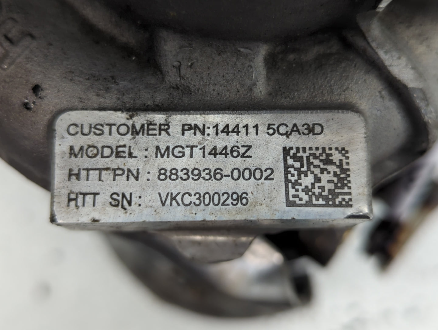 2016 Infiniti Q50 Turbocharger Turbo Charger Super Charger Supercharger - Oemusedautoparts1.com