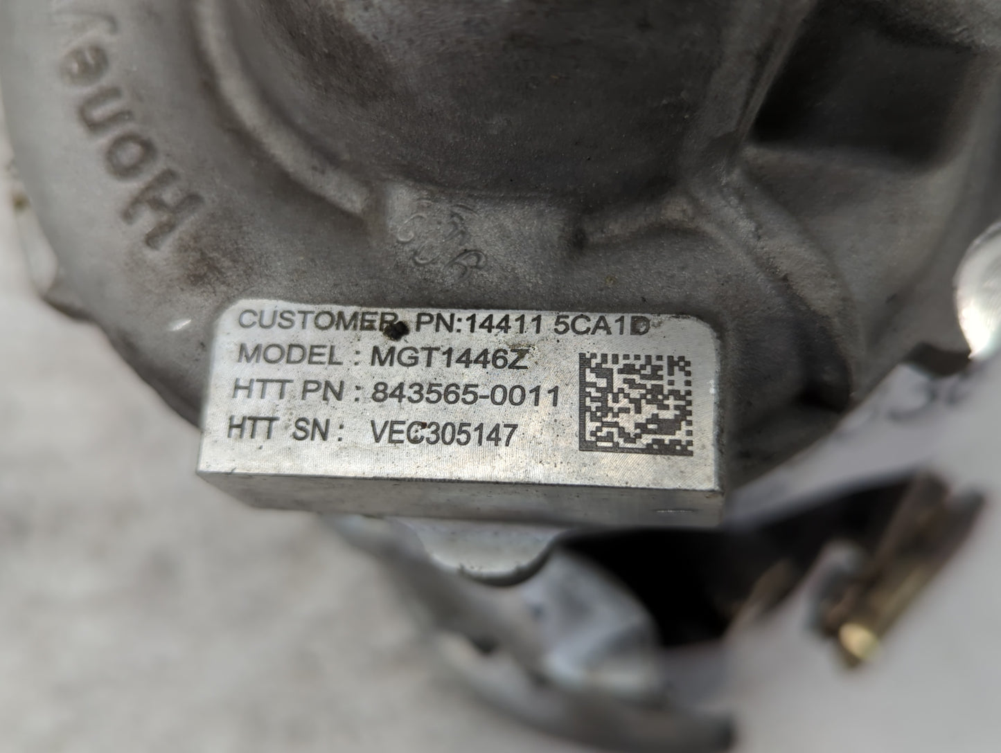 2016 Infiniti Q50 Turbocharger Turbo Charger Super Charger Supercharger 933885 - Oemusedautoparts1.com