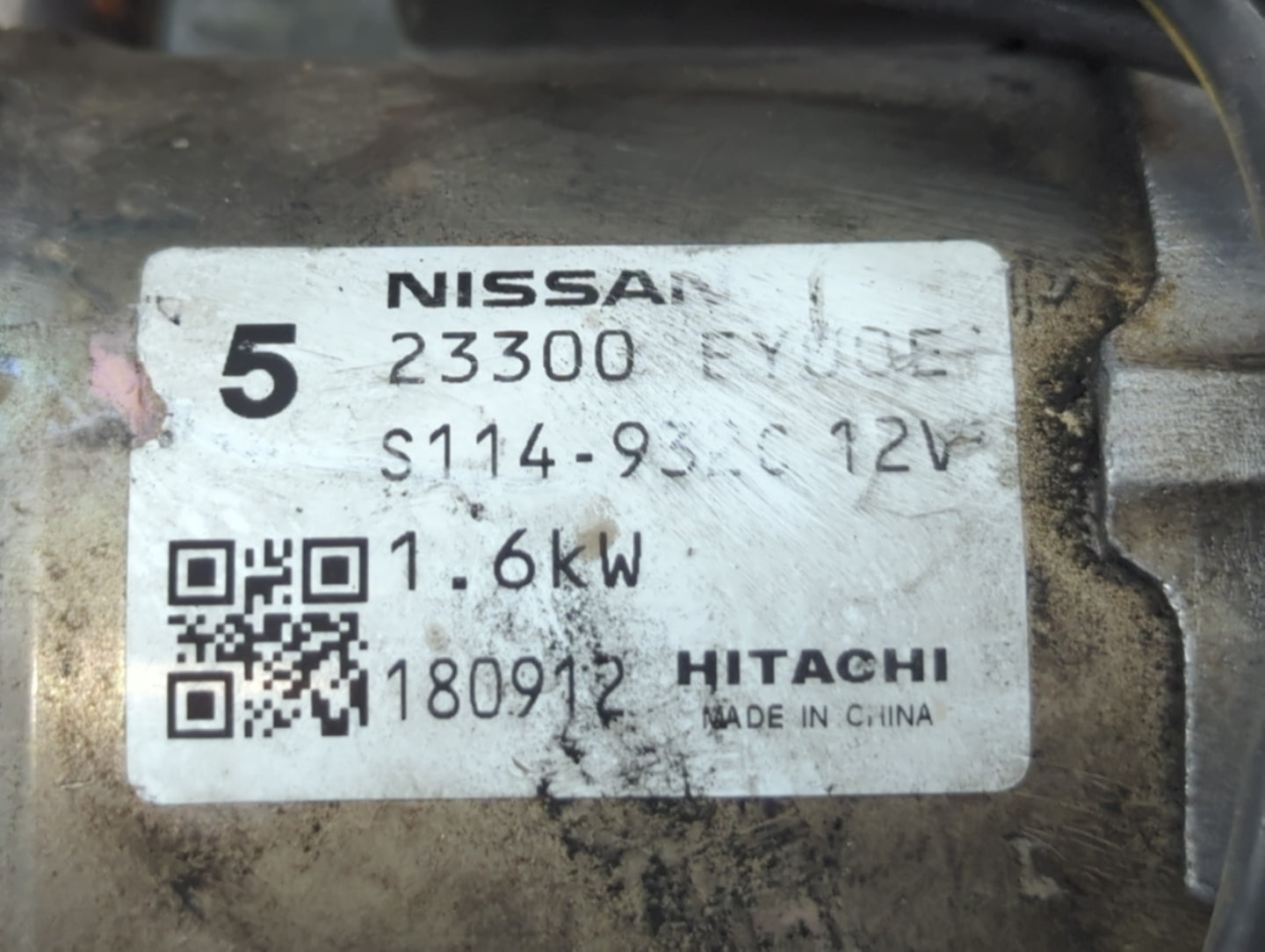 2014-2020 Infiniti Q60 Car Starter Motor Solenoid OEM P/N:S114-932C 2330 EY00E Fits OEM Used Auto Parts - Oemusedautoparts1.