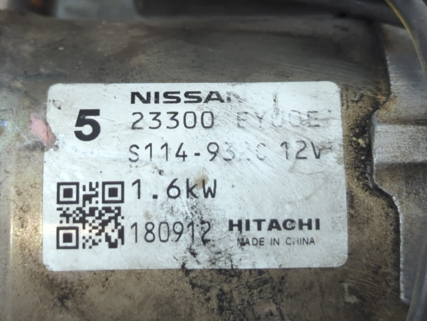 2014-2020 Infiniti Q60 Car Starter Motor Solenoid OEM P/N:S114-932C 2330 EY00E Fits OEM Used Auto Parts - Oemusedautoparts1.