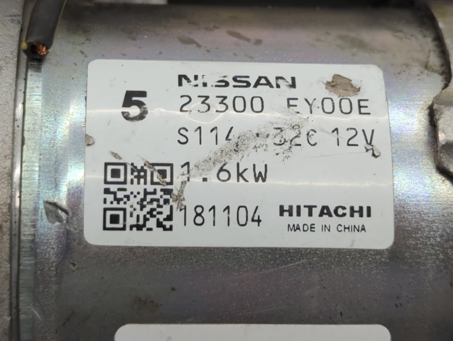 2014-2020 Infiniti Q60 Car Starter Motor Solenoid OEM P/N:23300 EY00E Fits OEM Used Auto Parts - Oemusedautoparts1.com