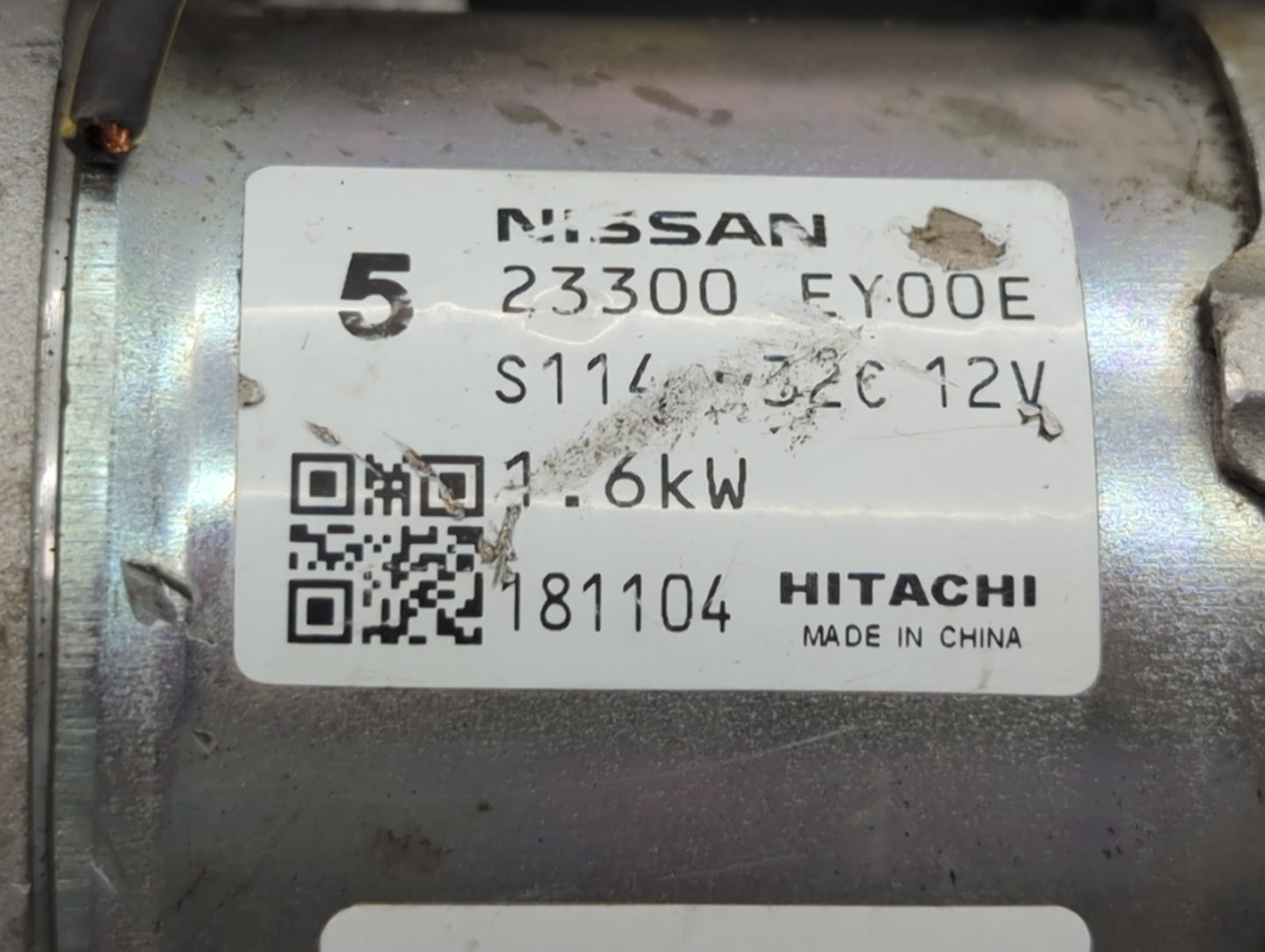 2014-2020 Infiniti Q60 Car Starter Motor Solenoid OEM P/N:23300 EY00E Fits OEM Used Auto Parts - Oemusedautoparts1.com