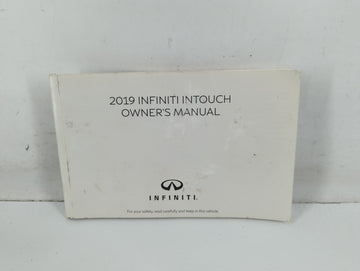 2019 Infiniti Q70 Owners Manual Book Guide P/N:N19E SG5TJU1 OEM Used Auto Parts - Oemusedautoparts1.com