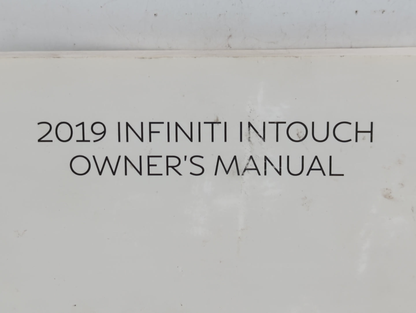 2019 Infiniti Q70 Owners Manual Book Guide P/N:N19E SG5TJU1 OEM Used Auto Parts - Oemusedautoparts1.com
