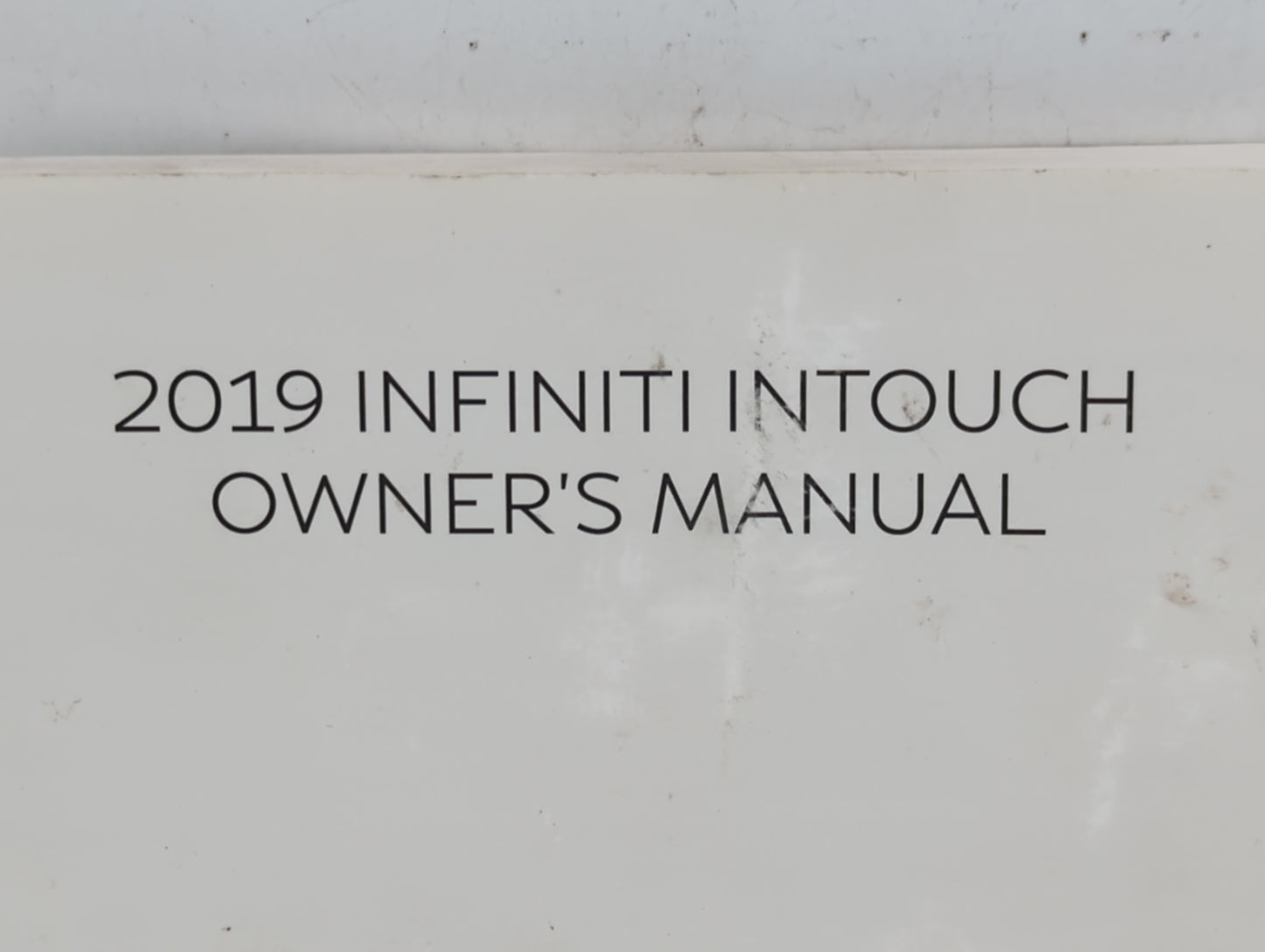 2019 Infiniti Q70 Owners Manual Book Guide P/N:N19E SG5TJU1 OEM Used Auto Parts - Oemusedautoparts1.com