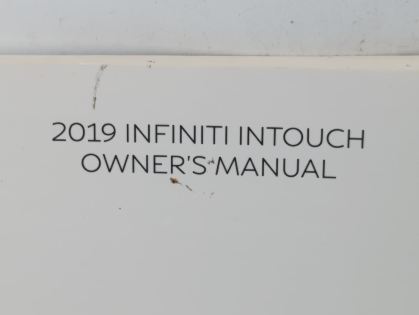 2019 Infiniti Q70 Owners Manual Book Guide P/N:N19E SG5TJU1 OEM Used Auto Parts - Oemusedautoparts1.com