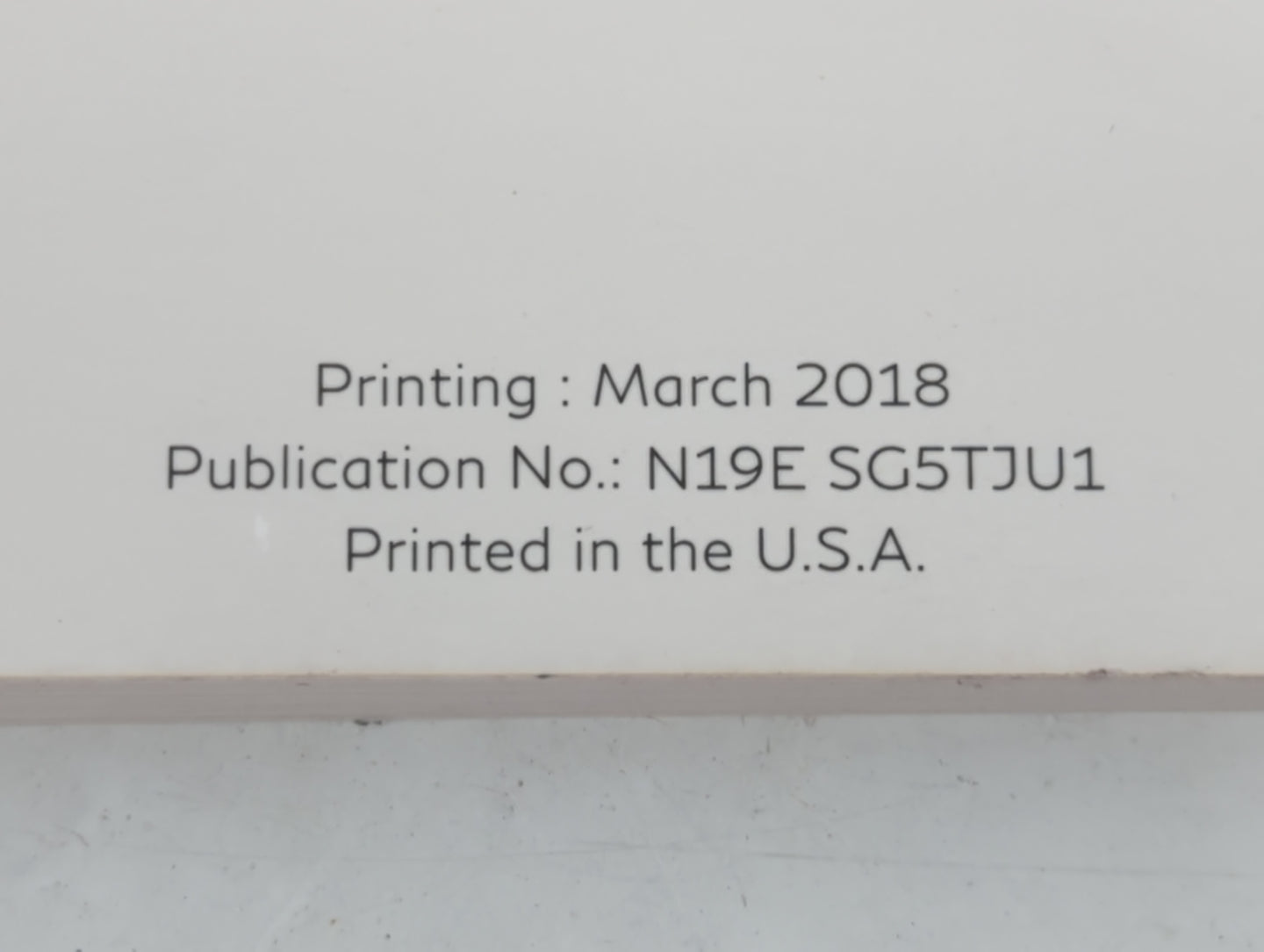 2019 Infiniti Q70 Owners Manual Book Guide P/N:N19E SG5TJU1 OEM Used Auto Parts - Oemusedautoparts1.com