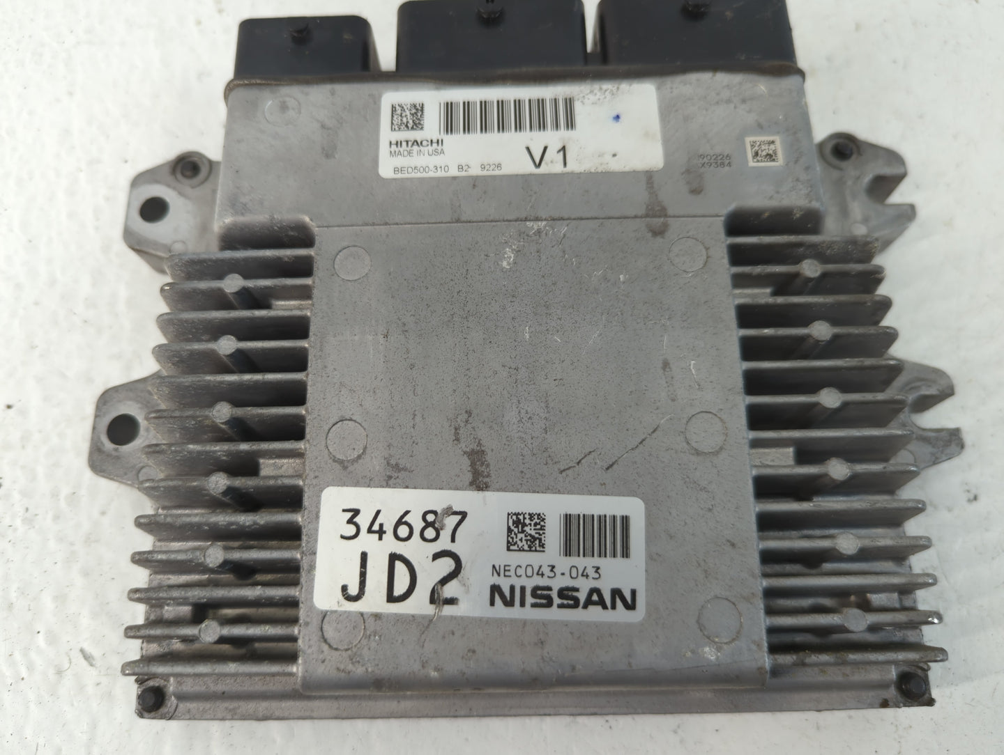 2019-2020 Infiniti Qx50 PCM Engine Control Computer ECU ECM PCU OEM P/N:NEC043-043 Fits Fits 2019 2020 OEM Used Auto Parts -