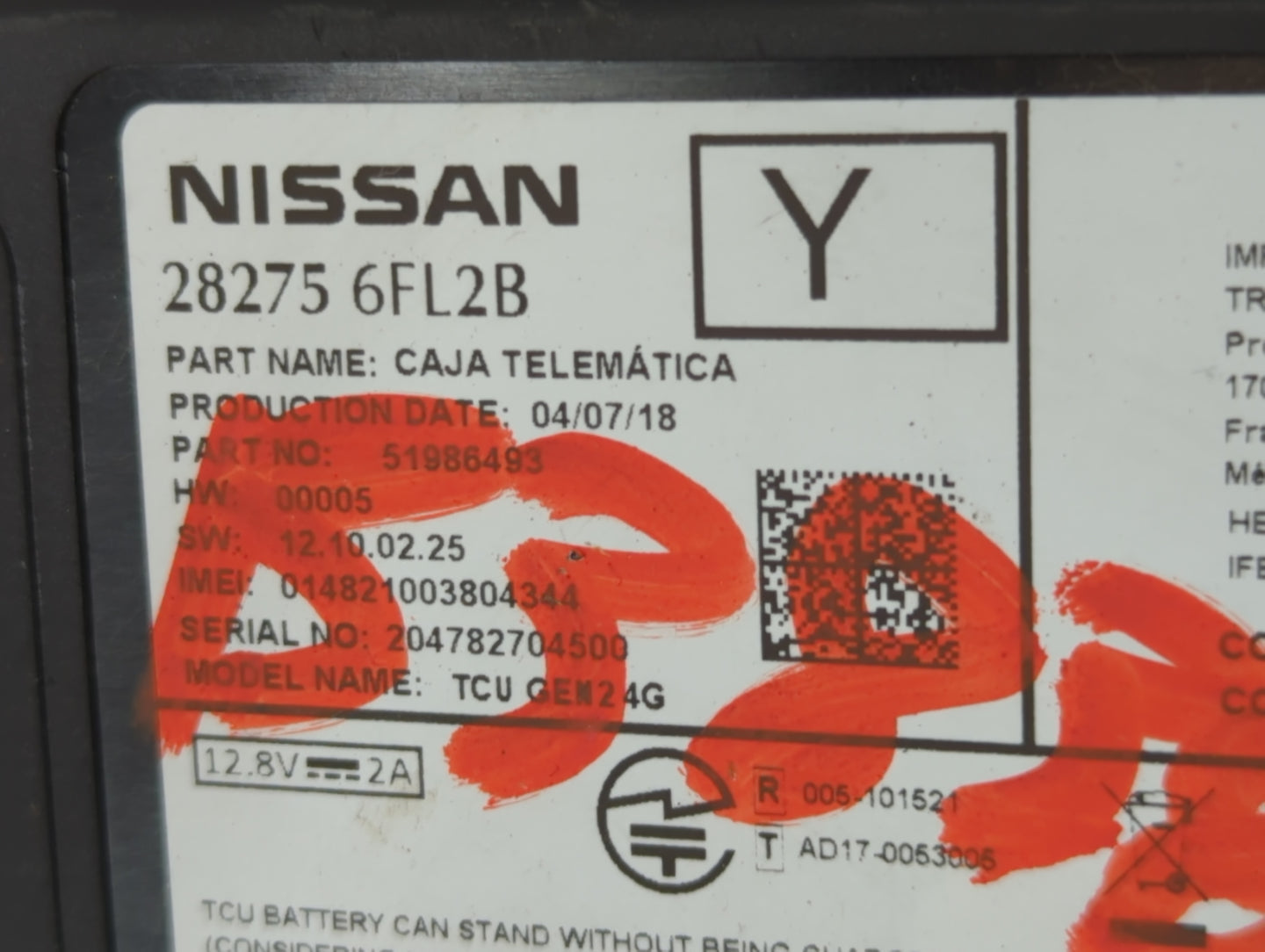 2019-2020 Infiniti Qx50 Radio AM FM Cd Player Receiver Replacement P/N:28275 6FL2B Fits Fits 2019 2020 OEM Used Auto Parts -