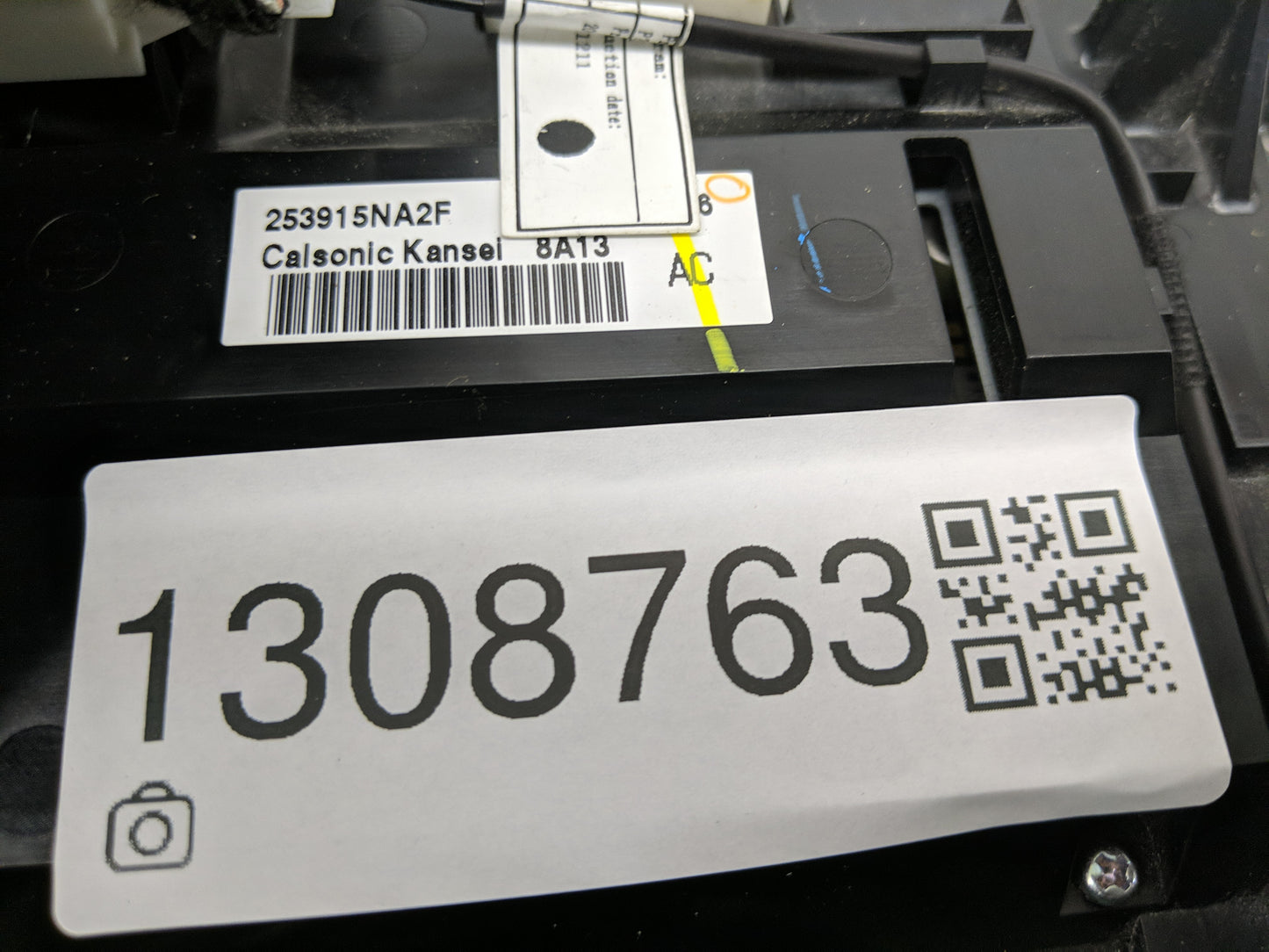 2019-2020 Infiniti Qx50 Climate Control Module Temperature AC/Heater Replacement P/N:253915NA2F Fits Fits 2019 2020 OEM Used