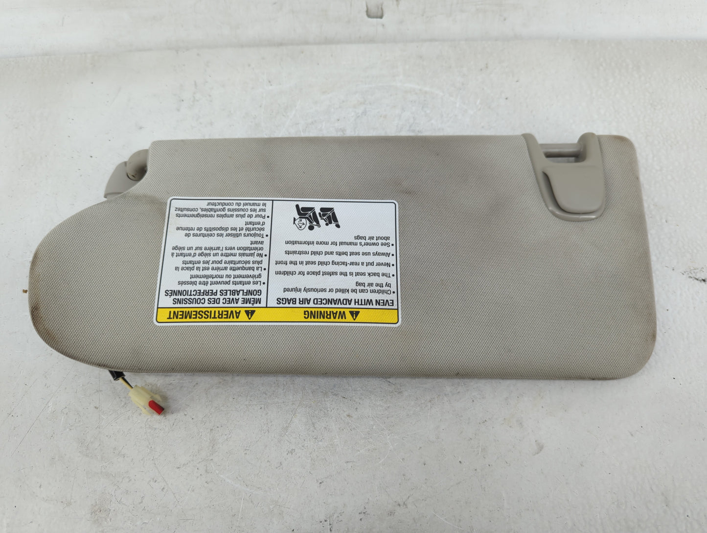 2019-2020 Infiniti Qx50 Sun Visor Shade Replacement Passenger Right Mirror Fits Fits 2019 2020 OEM Used Auto Parts - Oemused