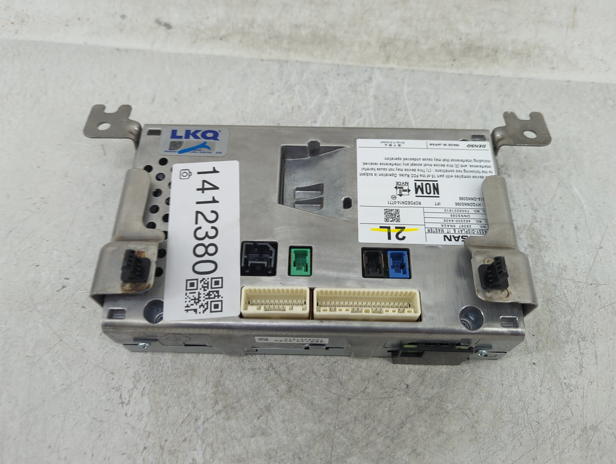 2019-2020 Infiniti Qx50 Information Radio Display Screen 1412380 - Oemusedautoparts1.com