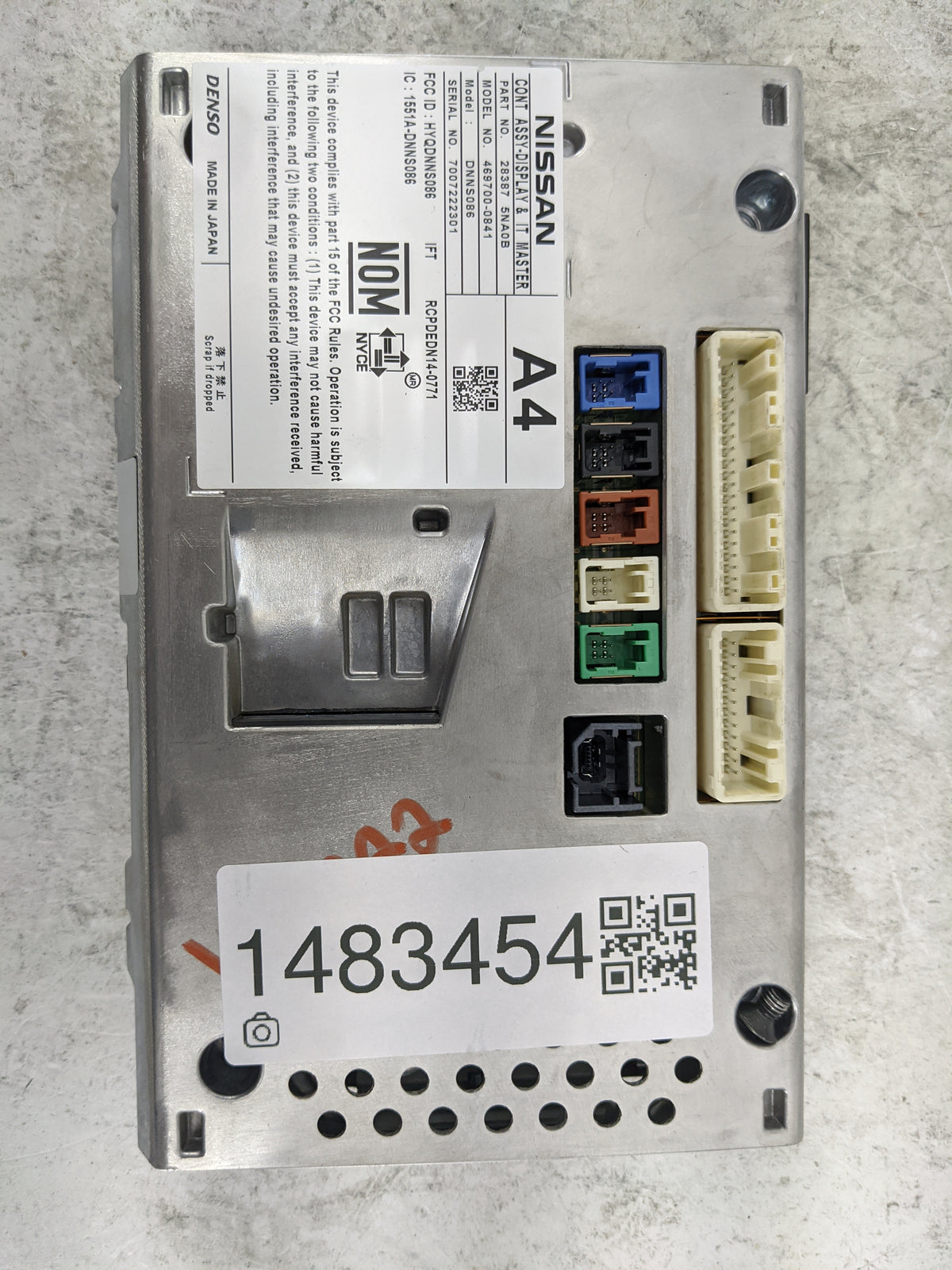 2019-2020 Infiniti Qx50 Information Radio Display Screen 1483454 - Oemusedautoparts1.com