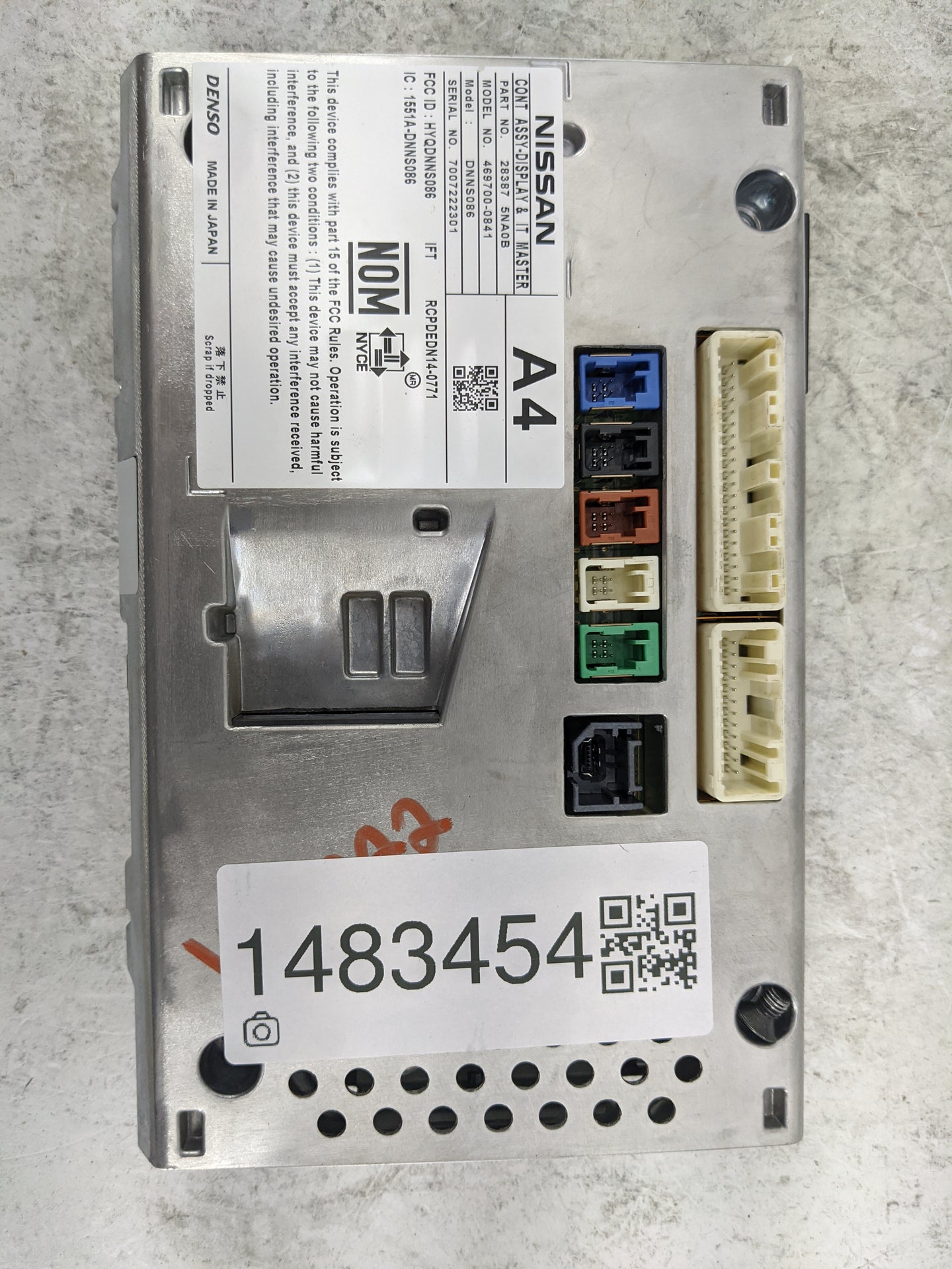 2019-2020 Infiniti Qx50 Information Display Screen 1483454 - Oemusedautoparts1.com