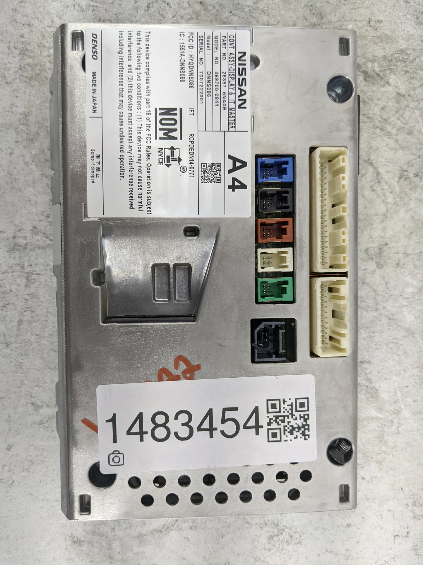 2019-2020 Infiniti Qx50 Information Display Screen 1483454 - Oemusedautoparts1.com