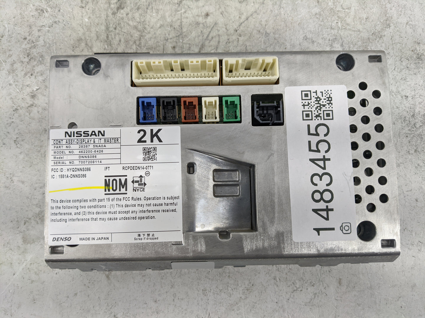 2019-2020 Infiniti Qx50 Information Display Screen 1483455 - Oemusedautoparts1.com