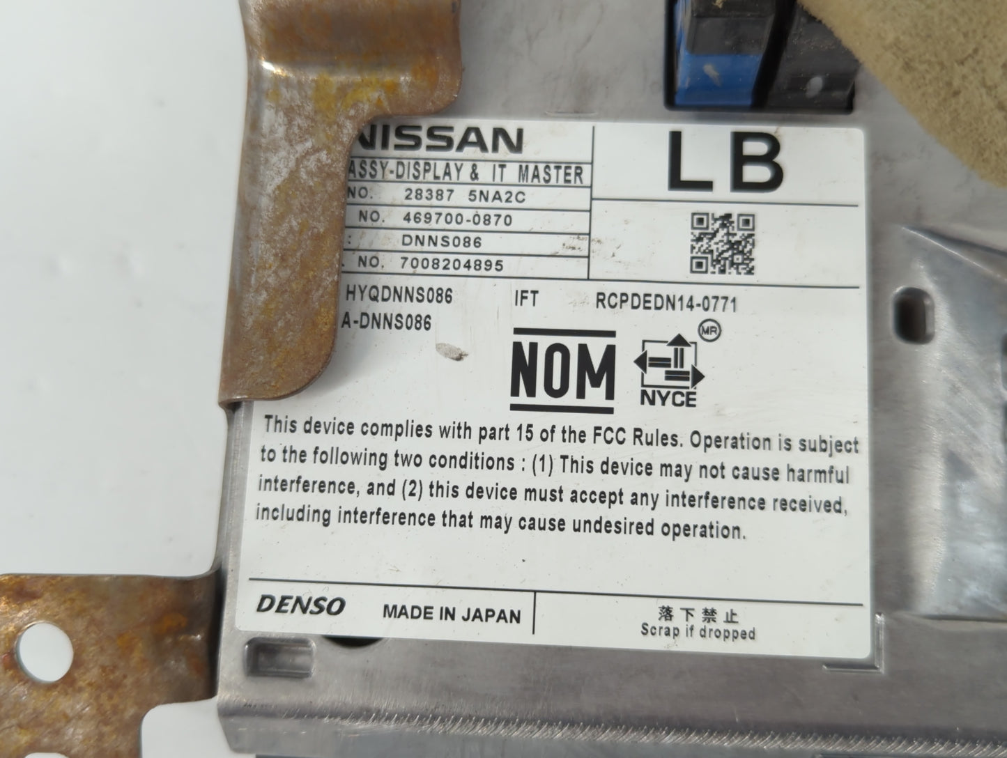 2019-2020 Infiniti Qx50 Information Display Screen - Oemusedautoparts1.com