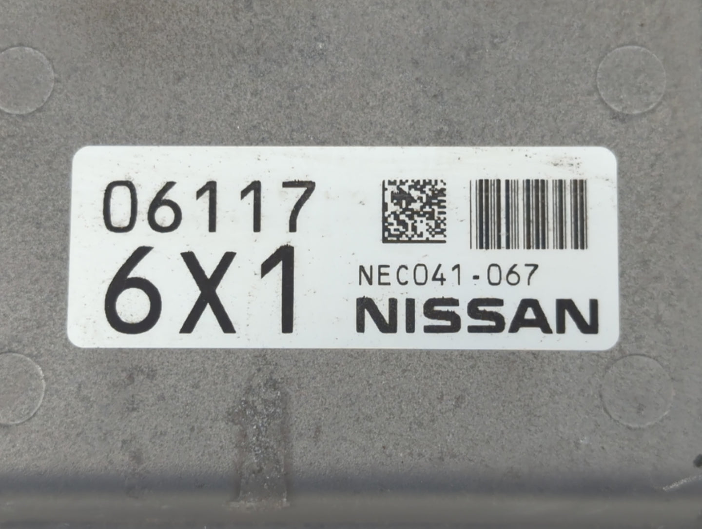 2019-2020 Infiniti Qx50 PCM Engine Control Computer ECU ECM PCU OEM P/N:NEC041-067 Fits Fits 2019 2020 OEM Used Auto Parts -
