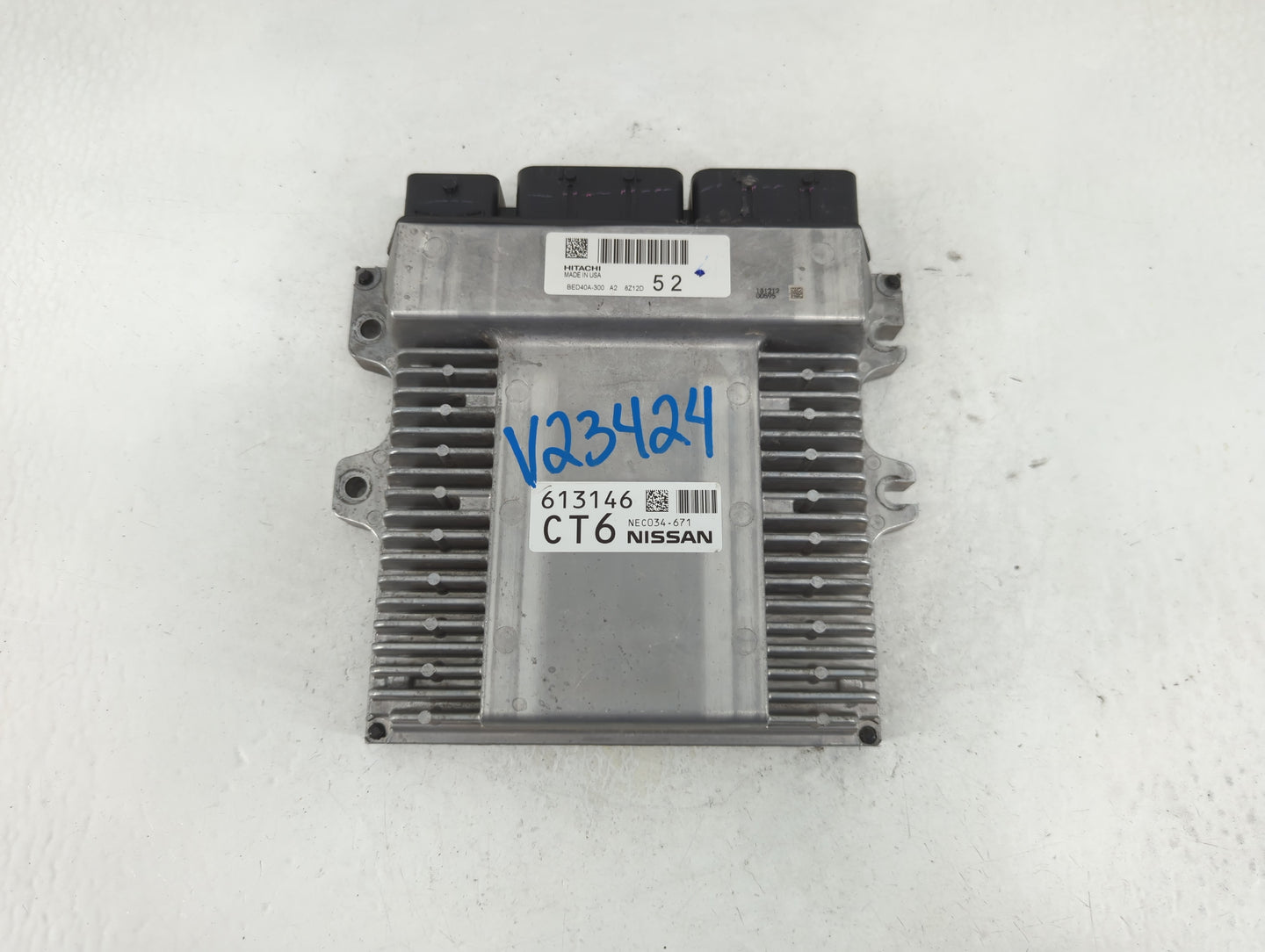 2018-2020 Infiniti Qx60 PCM Engine Control Computer ECU ECM PCU OEM P/N:NEC034-671 Fits Fits 2018 2019 2020 OEM Used Auto Pa
