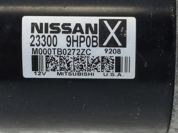 2015-2020 Infiniti Qx60 Car Starter Motor Solenoid OEM P/N:23300 9HP0B Fits Fits 2015 2016 2017 2018 2019 2020 2021 2022 OEM Used Auto Parts