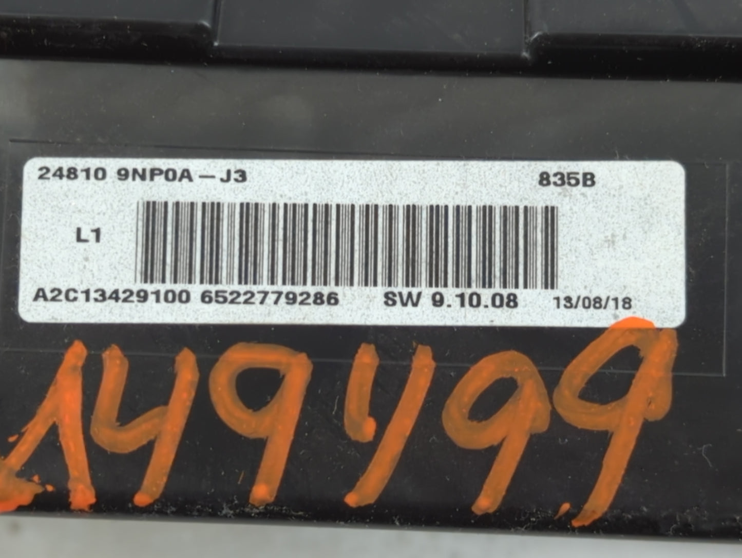 2018-2020 Infiniti Qx60 Instrument Cluster Speedometer Gauges P/N:24810 9NP0A Fits Fits 2018 2019 2020 OEM Used Auto Parts -