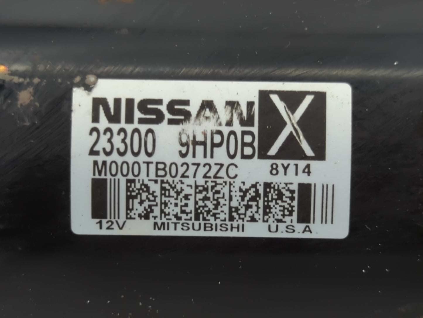 2015-2020 Infiniti Qx60 Car Starter Motor Solenoid OEM P/N:23300 9HP0B Fits Fits 2015 2016 2017 2018 2019 2020 2021 2022 OEM