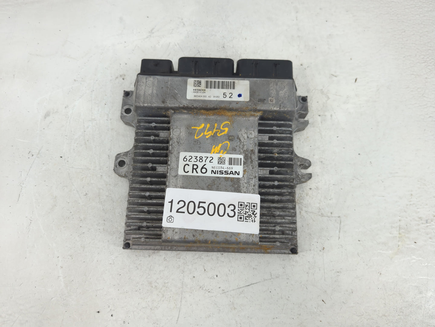2018-2020 Infiniti Qx60 PCM Engine Control Computer ECU ECM PCU OEM P/N:NEC034-669 Fits Fits 2018 2019 2020 OEM Used Auto Pa