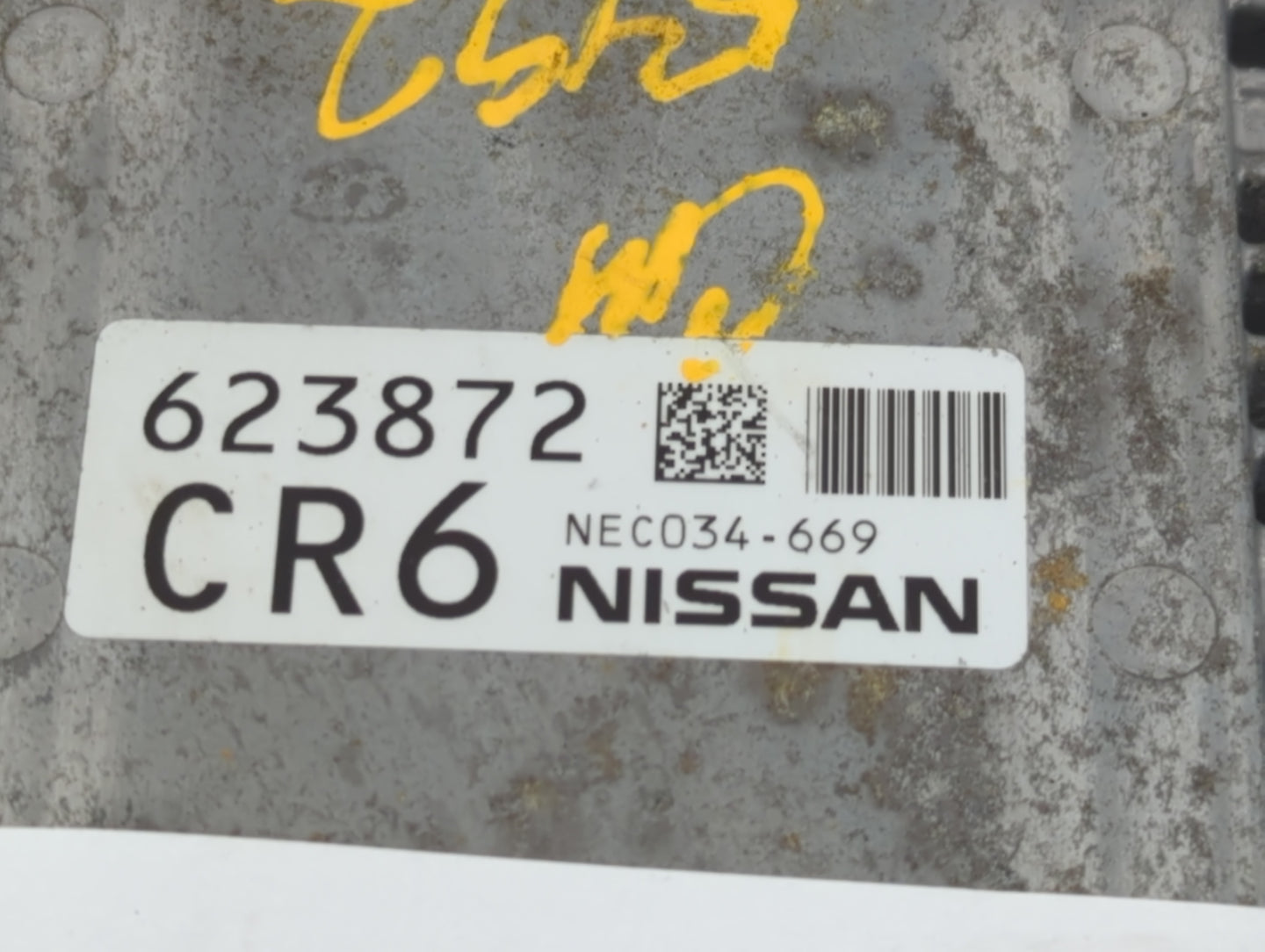 2018-2020 Infiniti Qx60 PCM Engine Control Computer ECU ECM PCU OEM P/N:NEC034-669 Fits Fits 2018 2019 2020 OEM Used Auto Pa