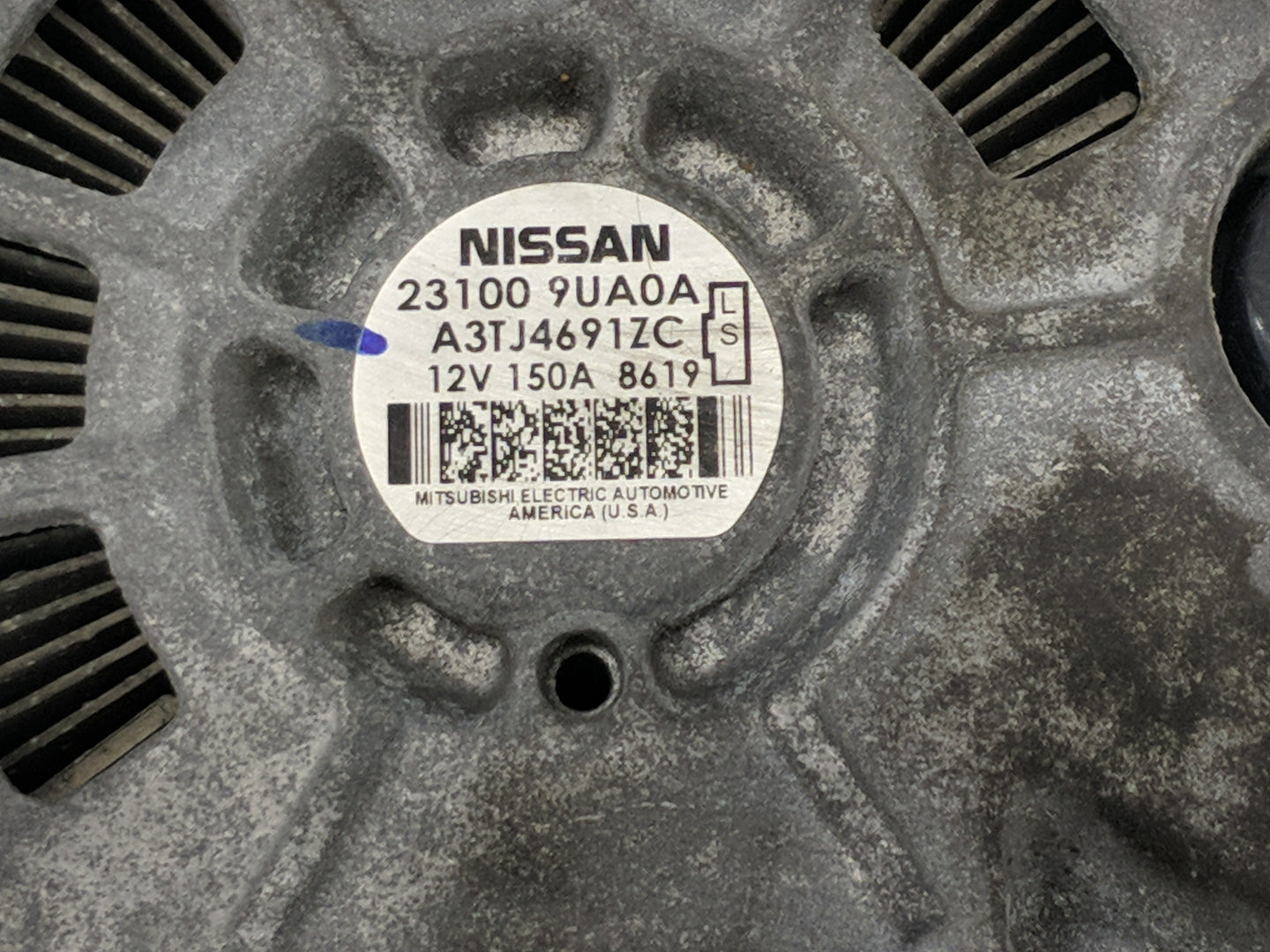 2017-2020 Infiniti Qx60 Alternator Replacement Generator Charging Assembly Engine OEM P/N:A3TJ4691ZC 23100 9UA0A Fits OEM Us