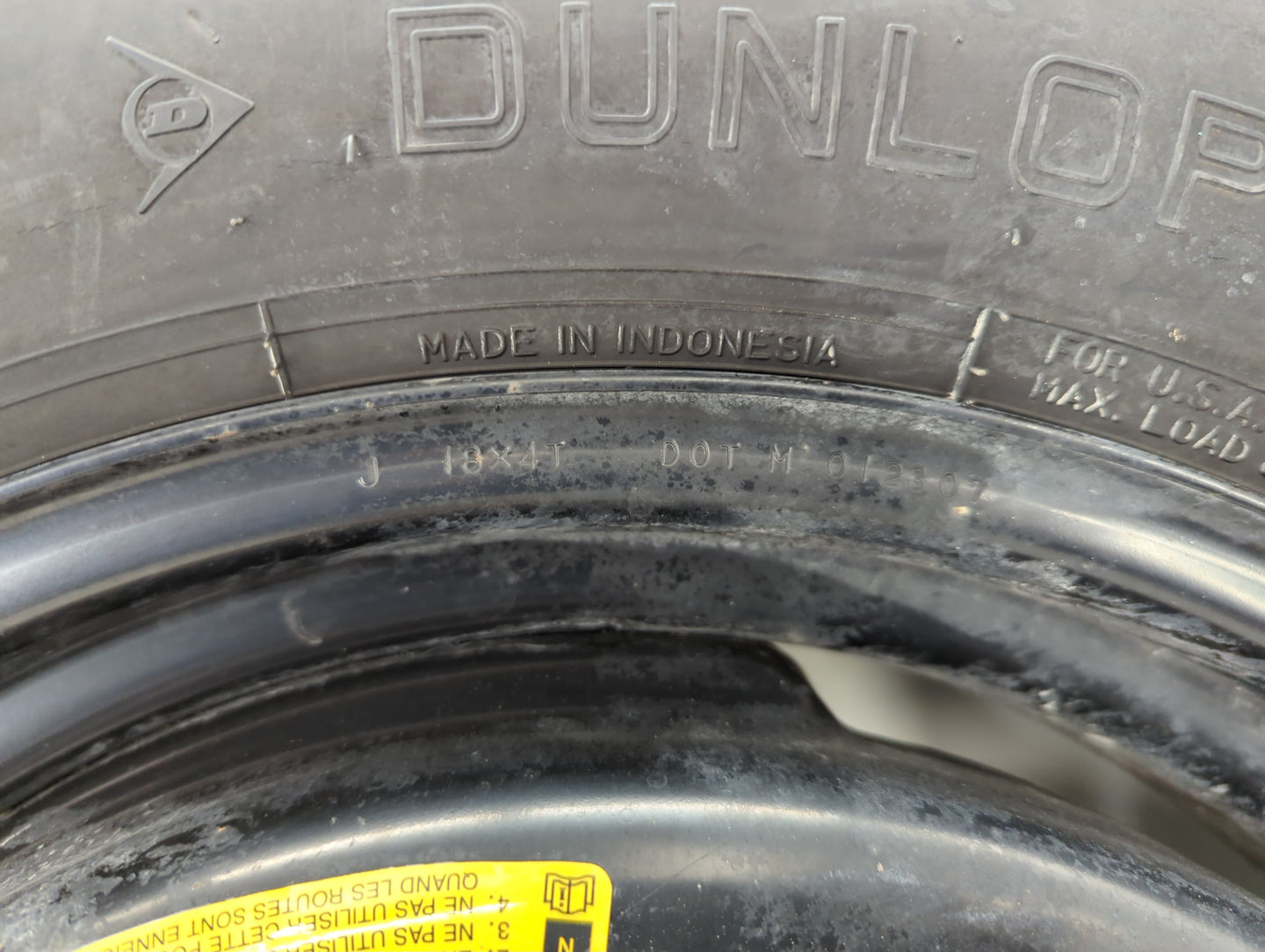 2016-2020 Infiniti Qx60 Spare Donut Tire Wheel Rim Oem - Oemusedautoparts1.com