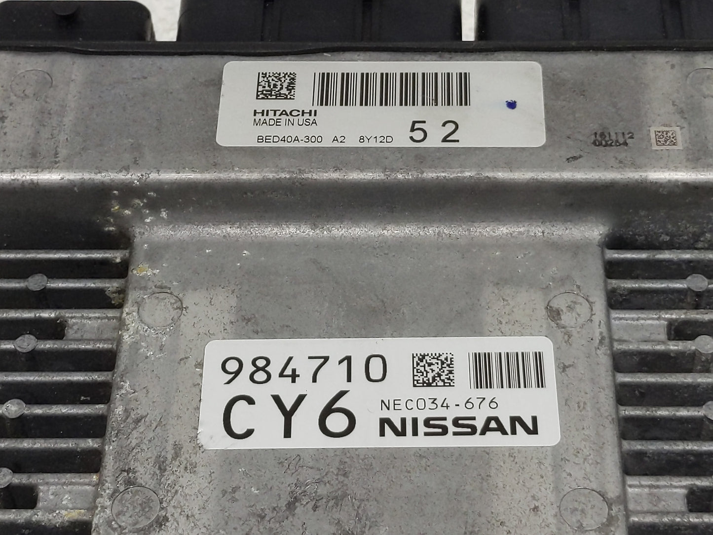 2018-2020 Infiniti Qx60 PCM Engine Control Computer ECU ECM PCU OEM P/N:NEC034-676 Fits Fits 2018 2019 2020 OEM Used Auto Pa
