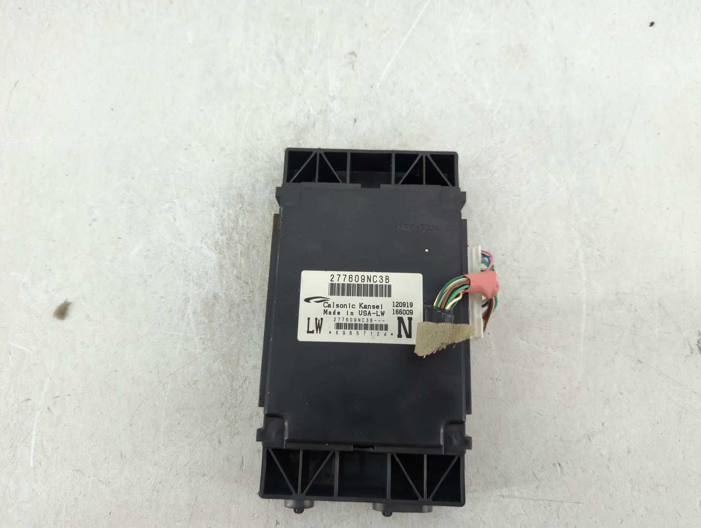2019-2020 Infiniti Qx60 Temperature Control Module 277609nc3b - Oemusedautoparts1.com