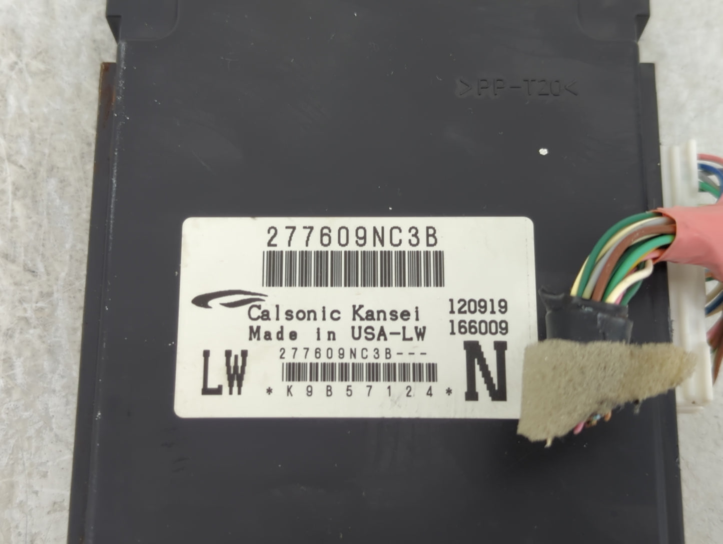 2019-2020 Infiniti Qx60 Temperature Control Module 277609nc3b - Oemusedautoparts1.com